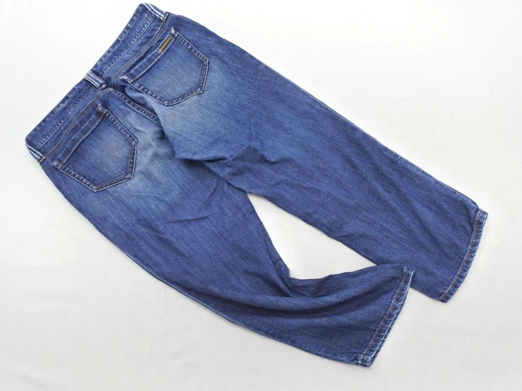 BURBERRY バーバリー USED加工 クロップド デニムパンツ size40/青