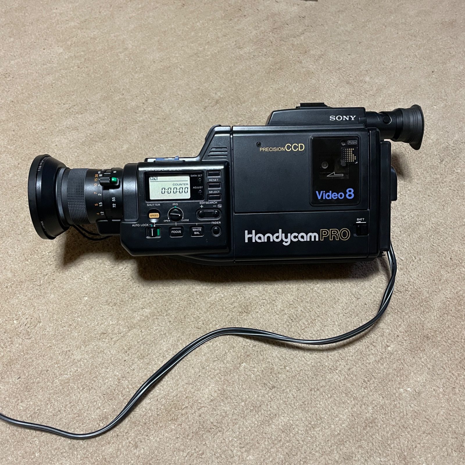 SONY CCD-V90 Handycam PRO 1987年 ソニー ハンディカム ビデオカメラ