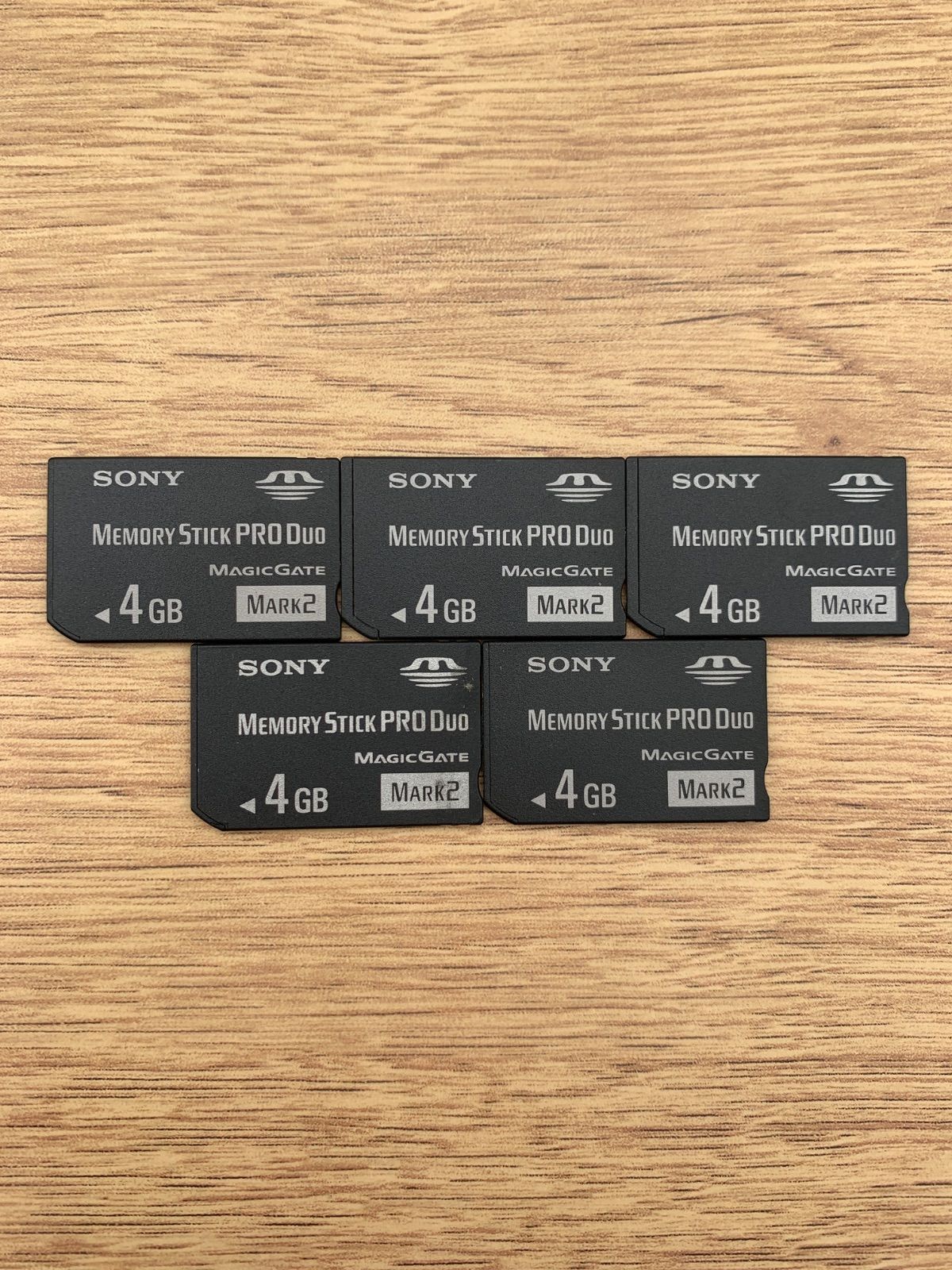 周辺機器 [動作確認済み] SONY Memory Stick Pro Duo 4GB 5枚セット 