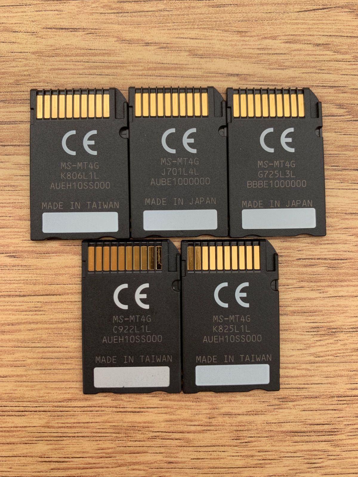 周辺機器 [動作確認済み] SONY Memory Stick Pro Duo 4GB 5枚セット 