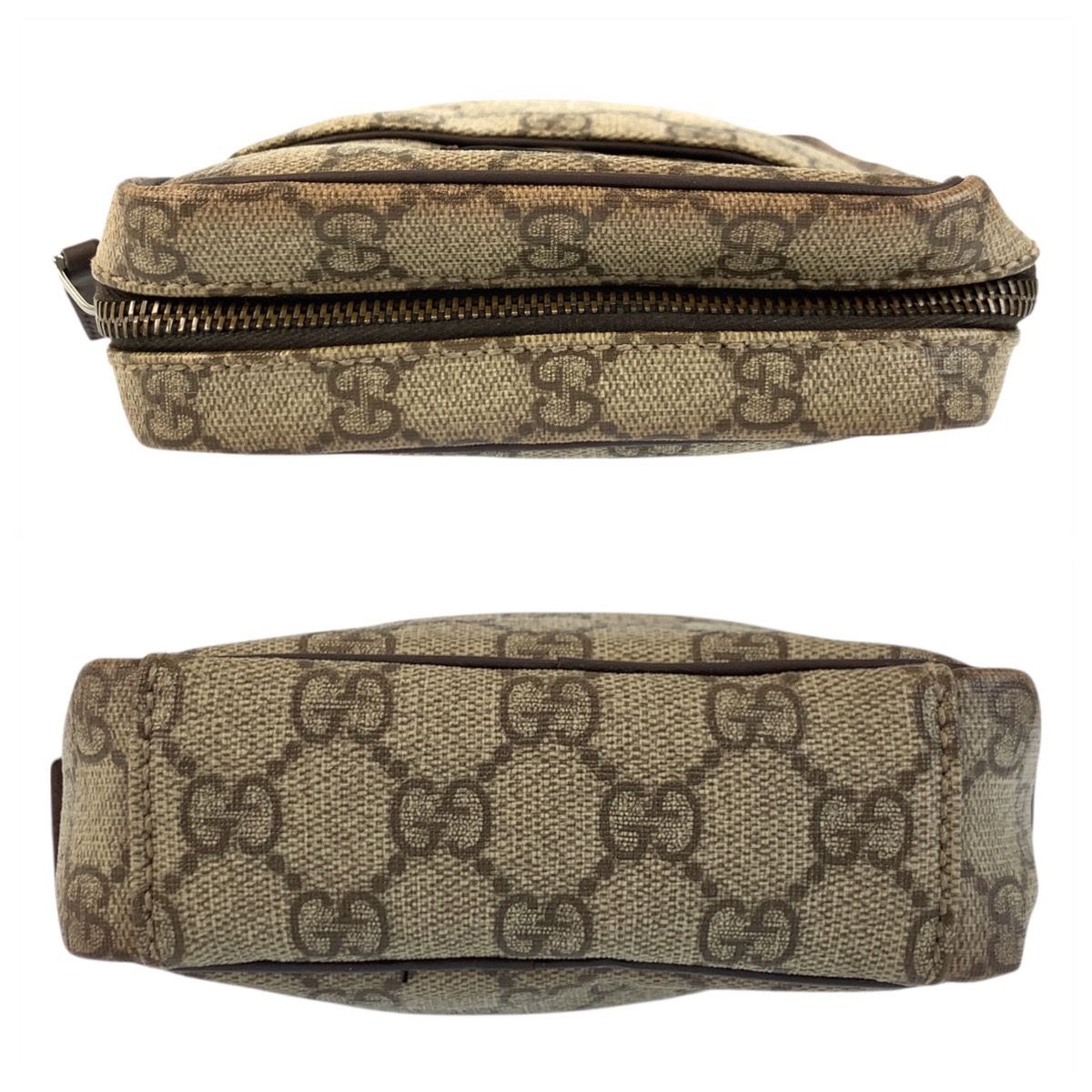 GUCCI グッチ ベージュ ブラウン GGスプリームキャンバス 122754