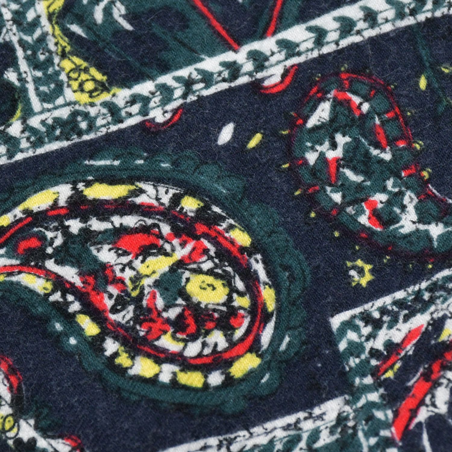 新品未使用 Supreme シュプリーム Broken Paisley Flannel Zip Up Shirt フランネルシャツ 16AW ネイビー グリーン サイズS 中古 新品未使用 Supreme シュプリーム Broken Paisley Flannel Zip Up