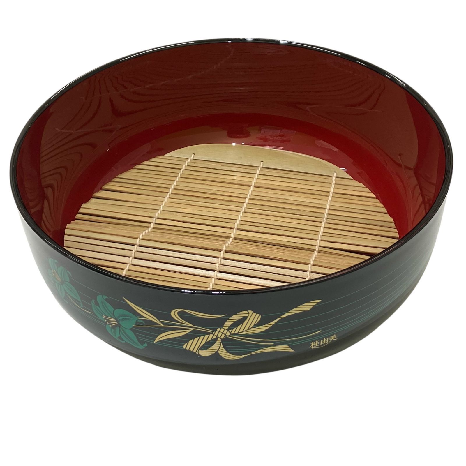 長】新品未使用 漆器 桂由美ギフトコレクション 蕎麦・そうめん用鉢×1