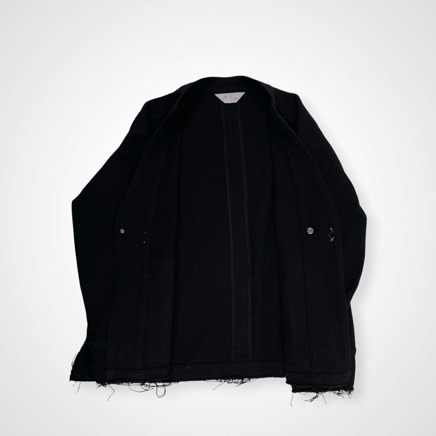ANCELLM アンセルム / W/S COLLARLESS JACKET シルクMIX 参考定価