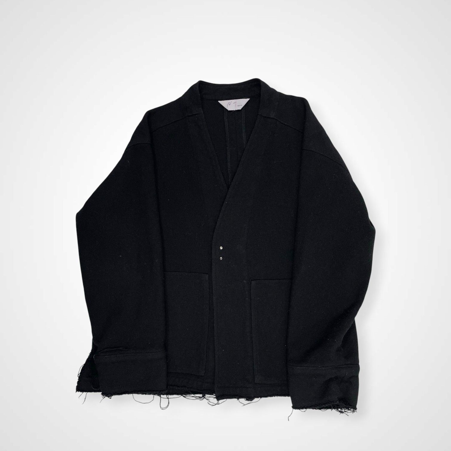 ANCELLM アンセルム / W/S COLLARLESS JACKET シルクMIX 参考定価