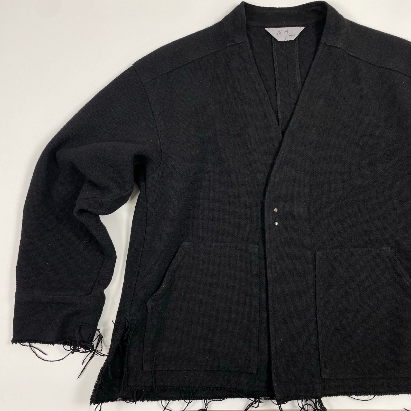 ANCELLM アンセルム / W/S COLLARLESS JACKET シルクMIX 参考定価