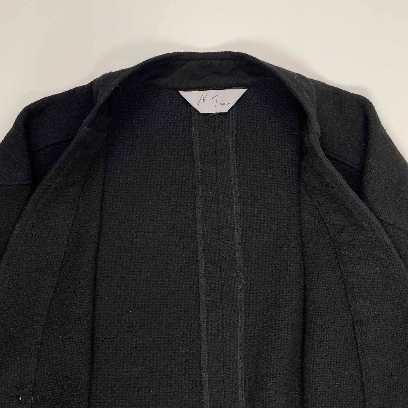 ANCELLM アンセルム / W/S COLLARLESS JACKET シルクMIX 参考定価