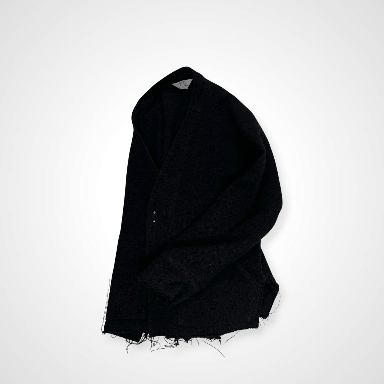 ANCELLM アンセルム / W/S COLLARLESS JACKET シルクMIX 参考定価