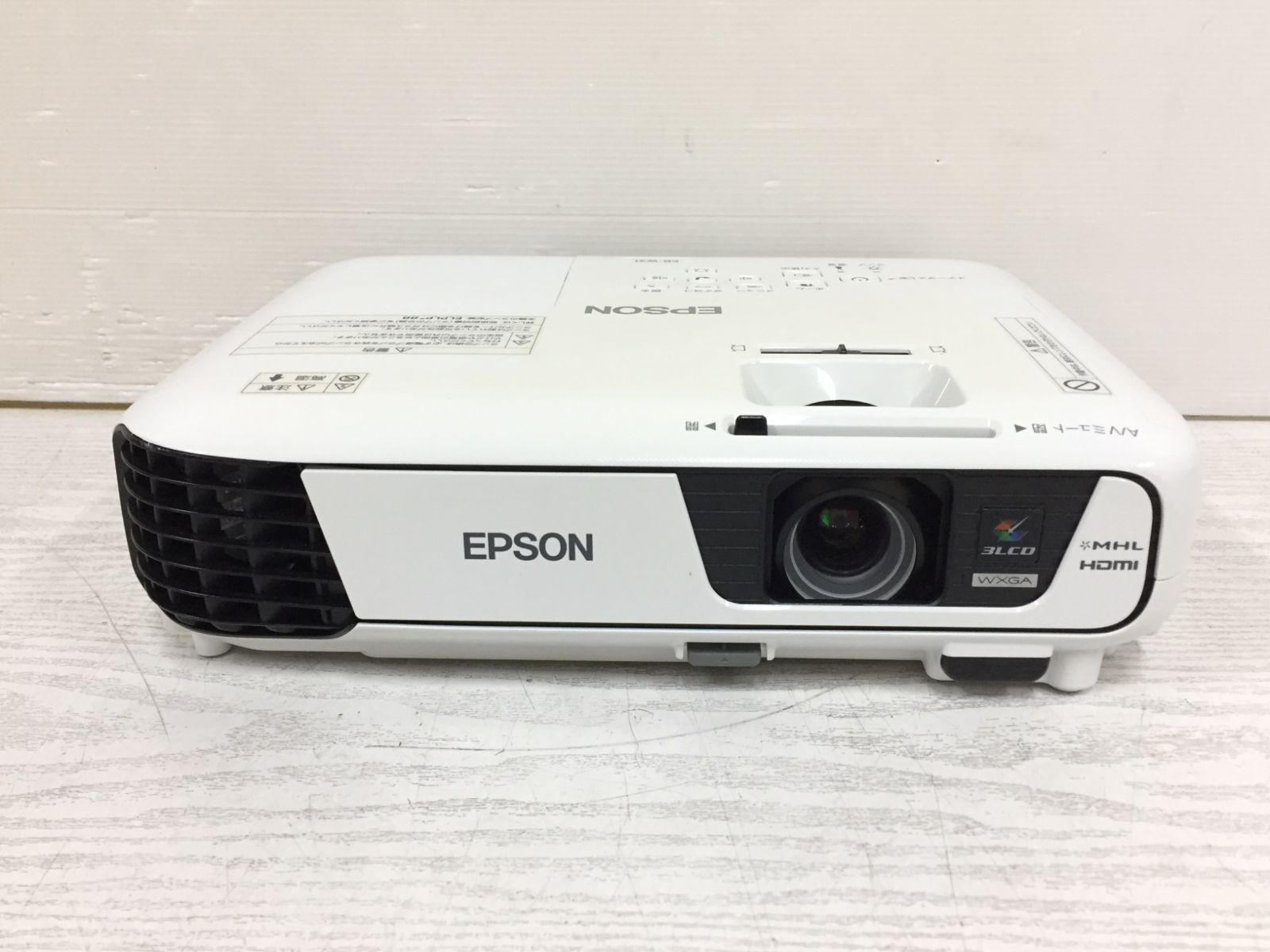 良品】EPSON エプソン EB-W31 プロジェクター 3200lm 使用時間35H 動作