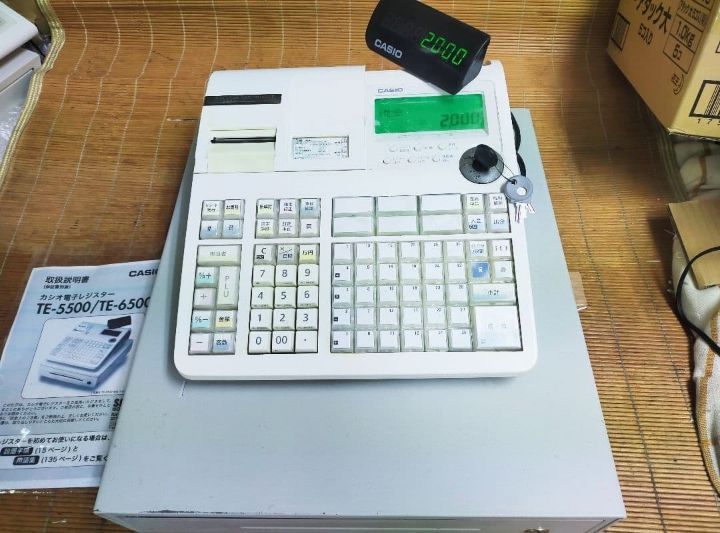 カシオレジスター TE-6500 フル設定無料 250284 - メルカリ