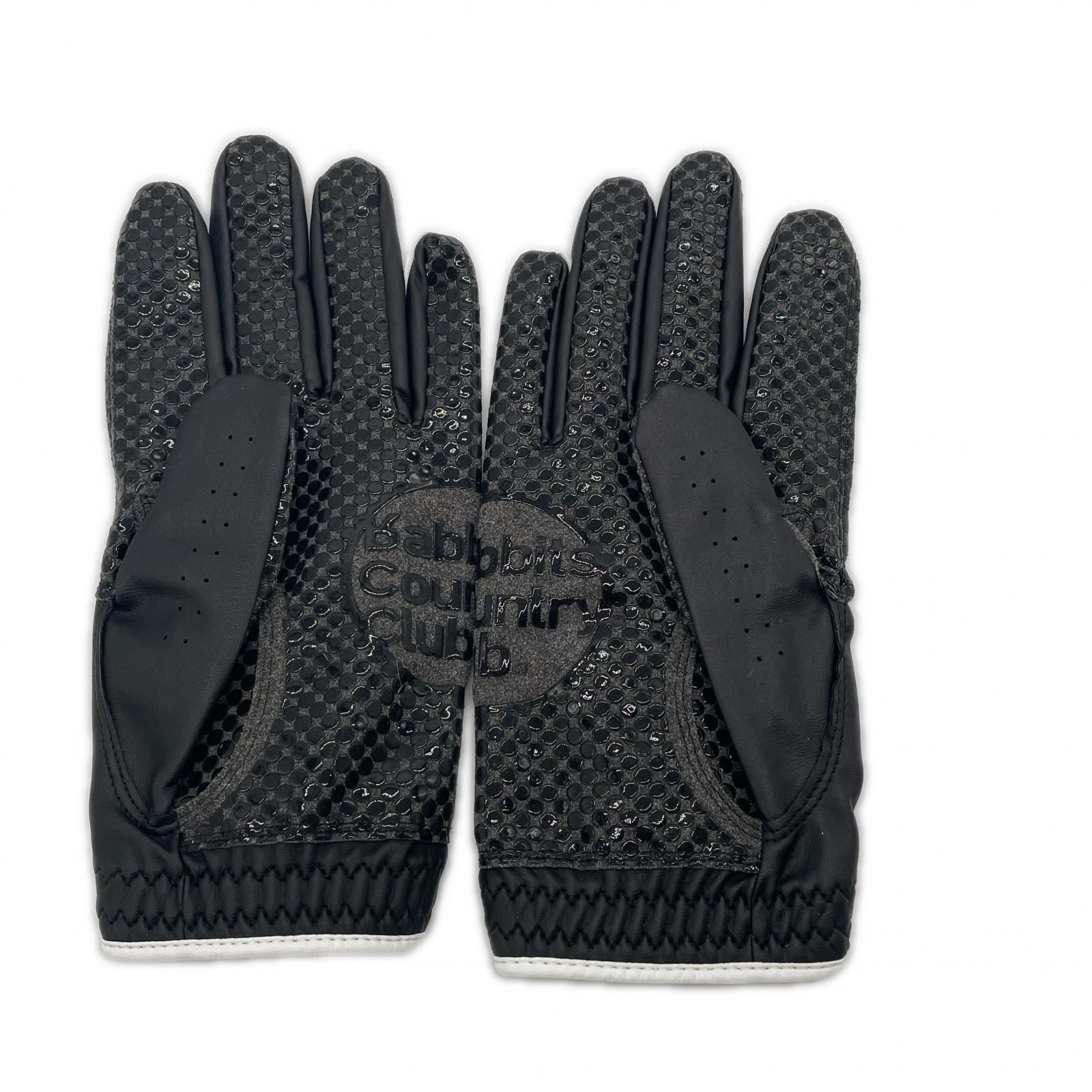 未使用品 エフアールツーゴルフ FR2GOLF グローブ 24㎝ 黒 ブラック 2