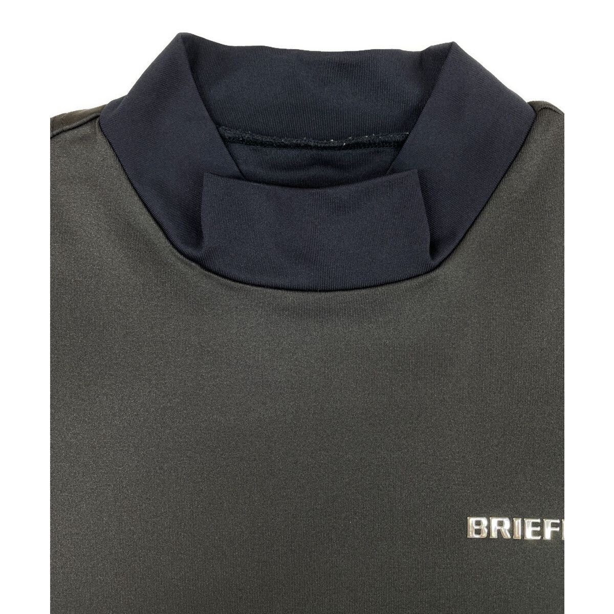 中古 メンズ ブリーフィング BRIEFING 半袖シャツ M グレー系 モック