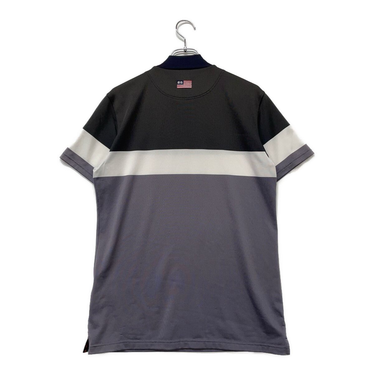 中古 メンズ ブリーフィング BRIEFING 半袖シャツ M グレー系 モック