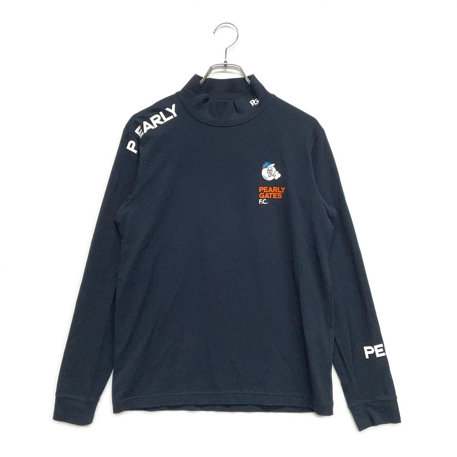 メンズ パーリーゲイツ PEARLY GATES 長袖シャツ 4(M) 紺 ネイビー
