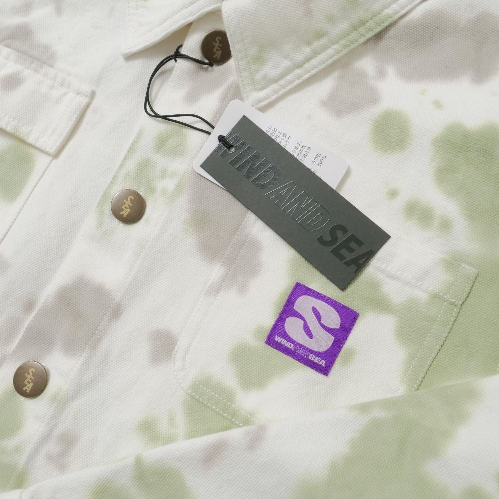 □美品□WIND AND SEA ウィンダンシー Uneven Dye Cover All