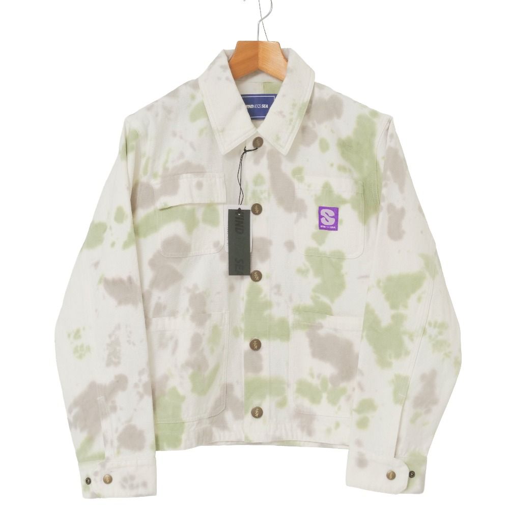 □美品□WIND AND SEA ウィンダンシー Uneven Dye Cover All