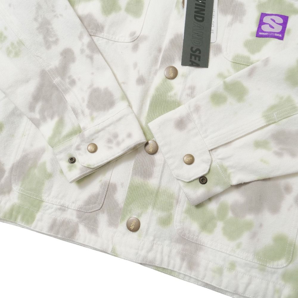 □美品□WIND AND SEA ウィンダンシー Uneven Dye Cover All