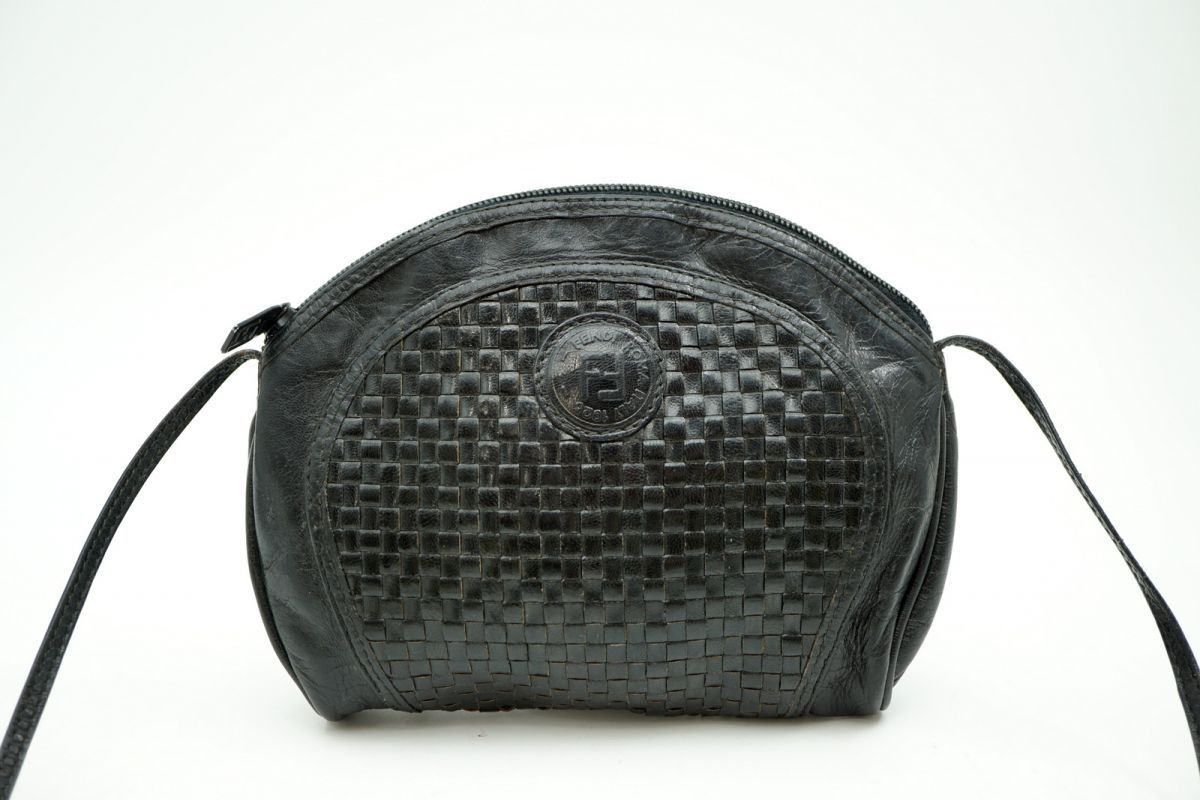 フェンディ ヴィンテージ ミニ ショルダーバッグ ポシェット FFロゴ