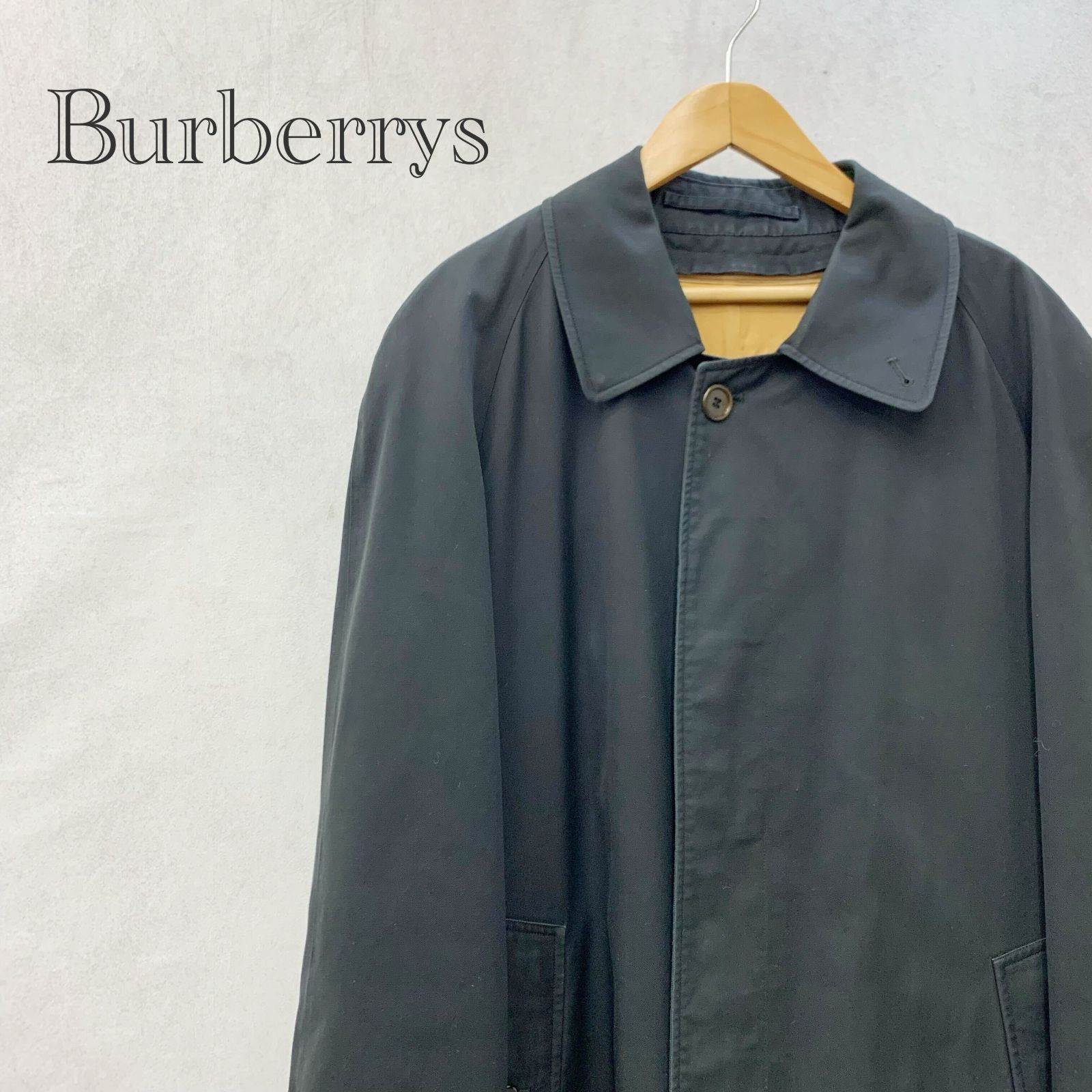 イングランド製 BURBERRY ステンカラーコート ウール ロング コート