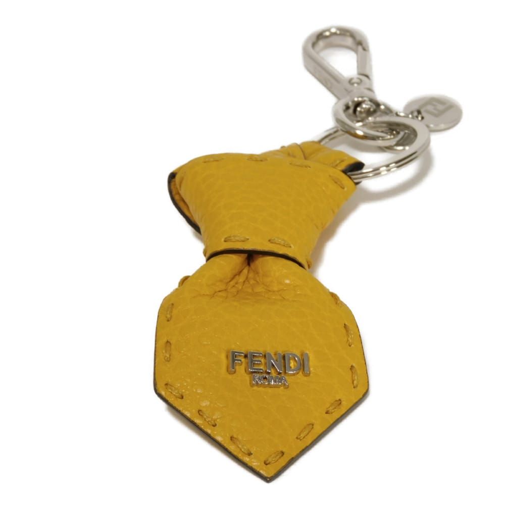 FENDI フェンディ セレリア ロゴ ネクタイ チャーム クオイオ ローマ