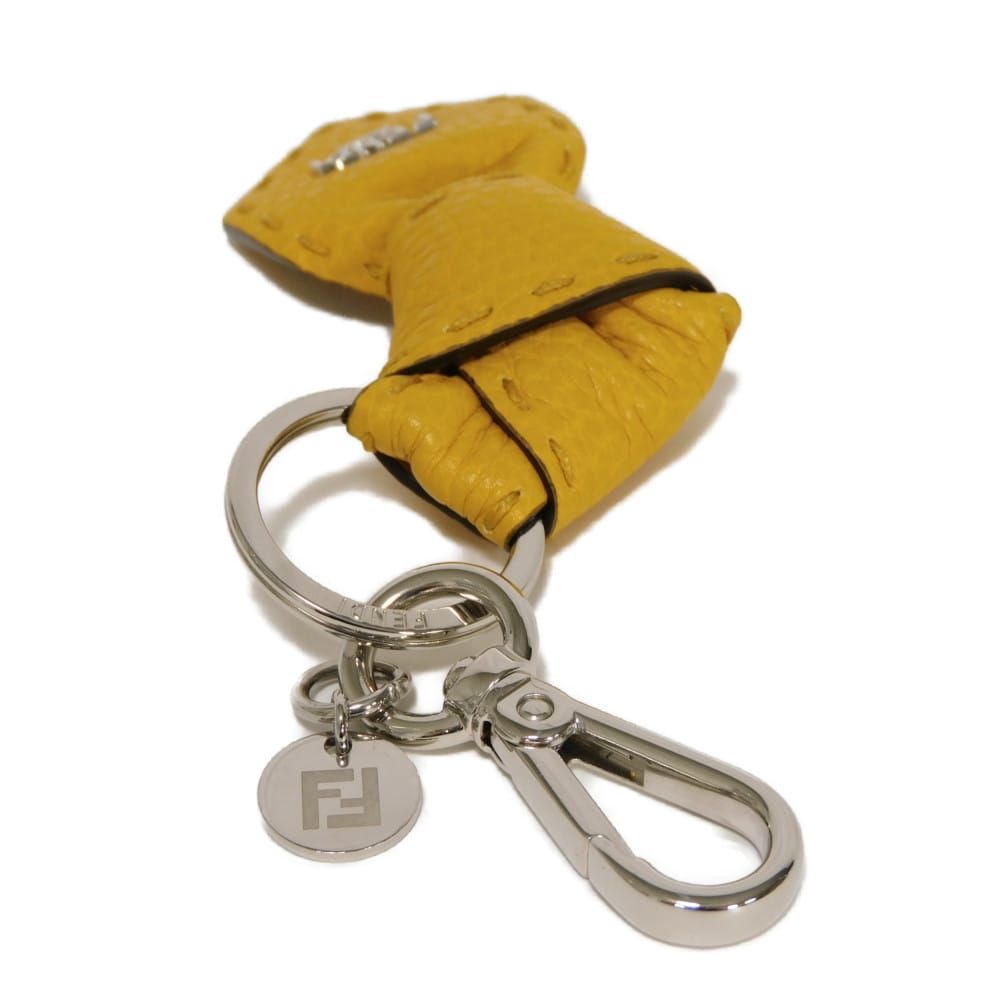 FENDI フェンディ セレリア ロゴ ネクタイ チャーム クオイオ ローマ