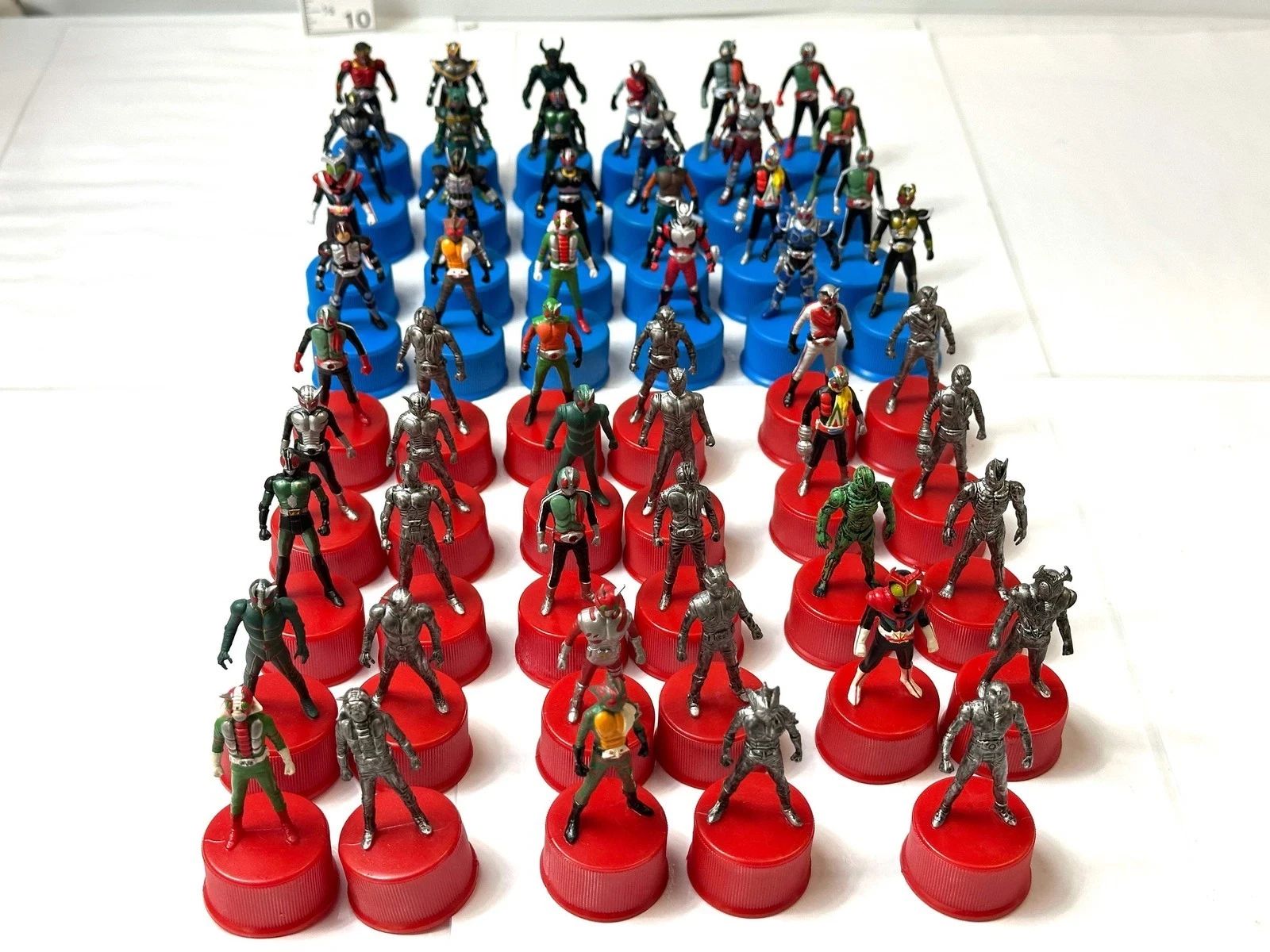 現状品 仮面ライダー ボトルキャップ フィギュア 53個 まとめセット