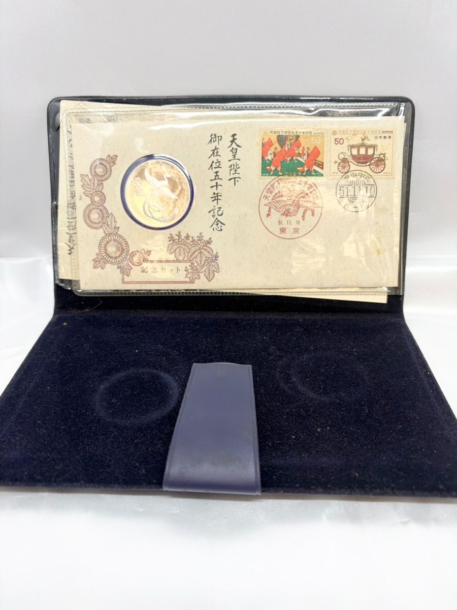 天皇陛下 御在位50年記念セット 昭和51年11月10日 フランクリンミント