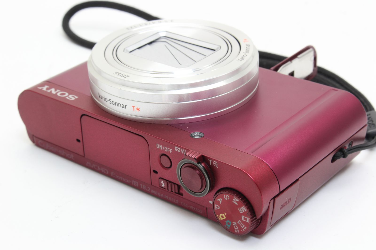 B (並品) SONY ソニー Cyber-Shot DSC-WX500 レッド 初期不良返品無料