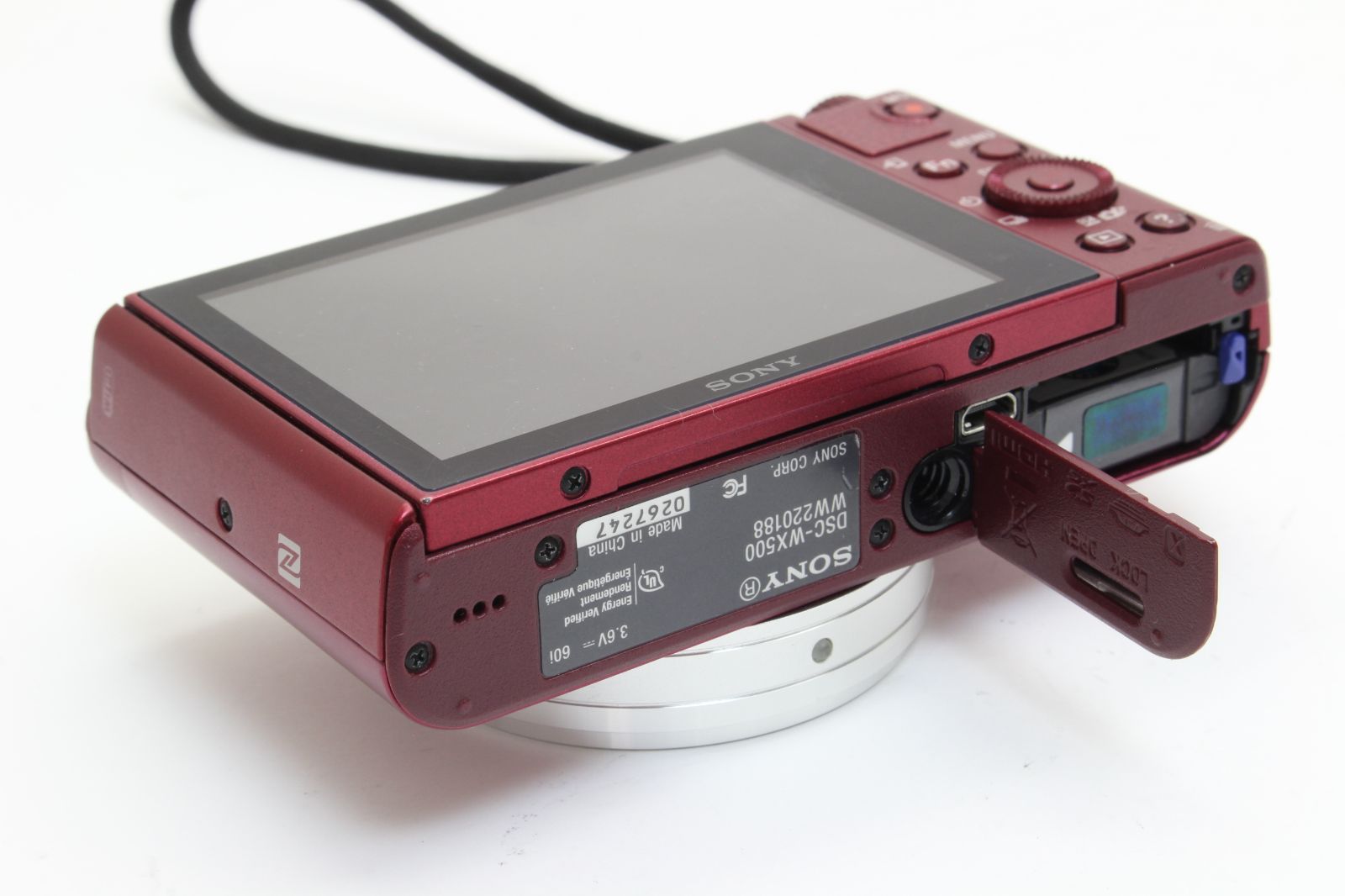 B (並品) SONY ソニー Cyber-Shot DSC-WX500 レッド 初期不良返品無料