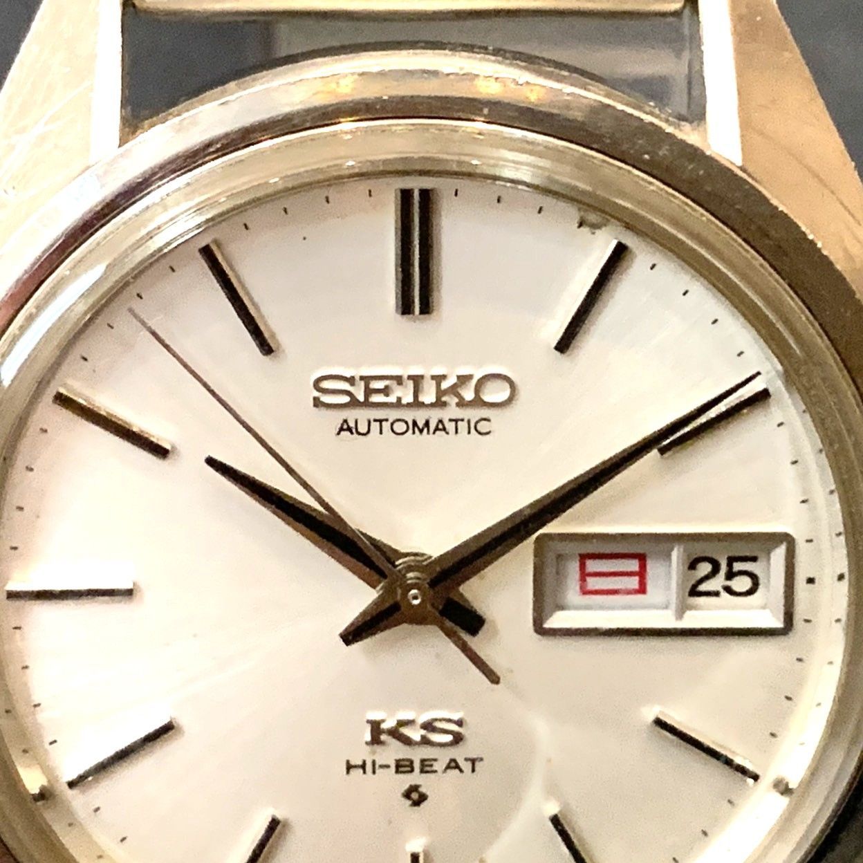 彦】SEIKO KS Hi-BEAT 5626-7110T 56KS 自動巻き 白文字盤 メンズ