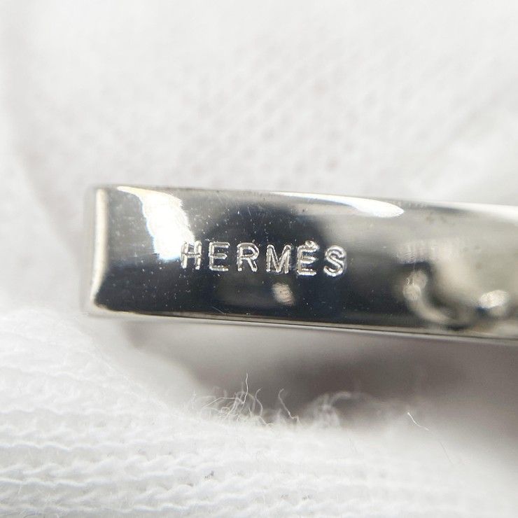 HERMES エルメス グローブホルダー フィルー 000833G シルバー メタル
