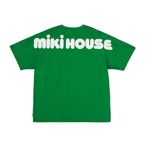 新品 [ミキハウス] WEB限定 バックロゴ半袖Tシャツ 大人用 無地 ロゴ