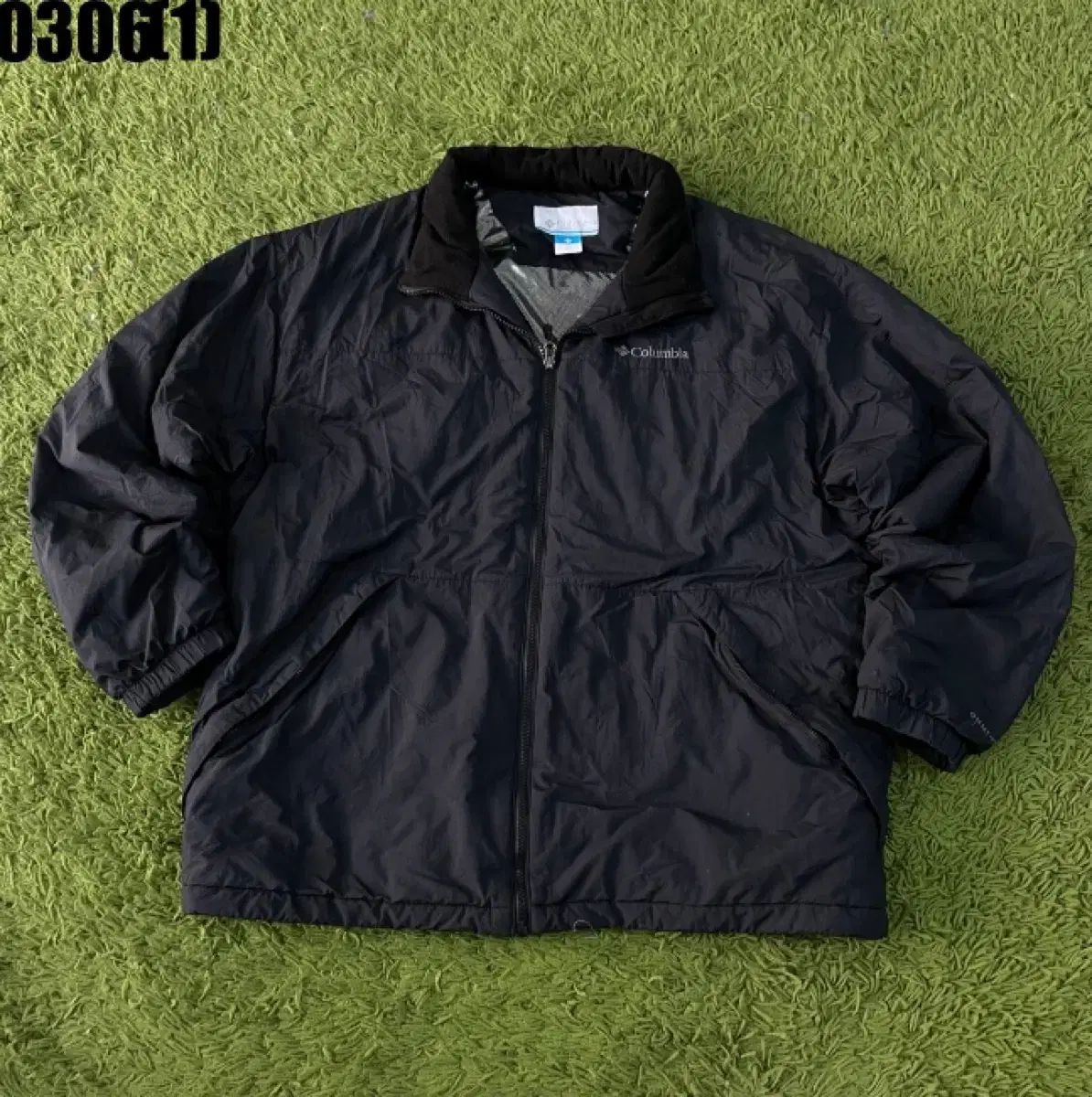 Columbia コロンビア ブラック ウィンドブレーカー ジャケット XXL