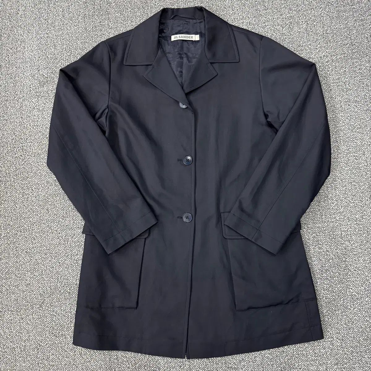 ジルサンダー コットン ハーフコート ジャケット - メルカリ