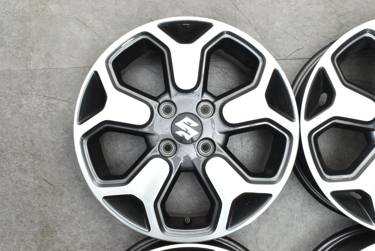 新車外し 美品】スズキ ハスラー Jスタイル II 純正 15in 4.5J +45