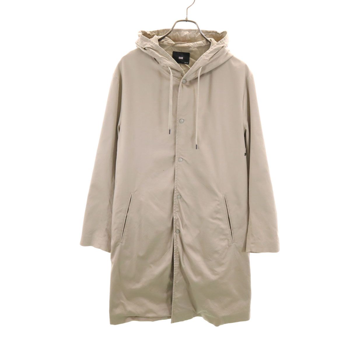 HARE ハレ ダッフルコート - ショート丈 ダブルジップ フード付き 