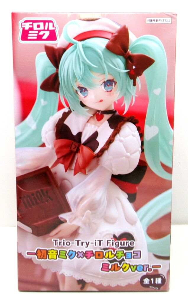 フリュー Trio-Try-iT Figure 初音ミク×チロルチョコ ミルクver - メルカリ