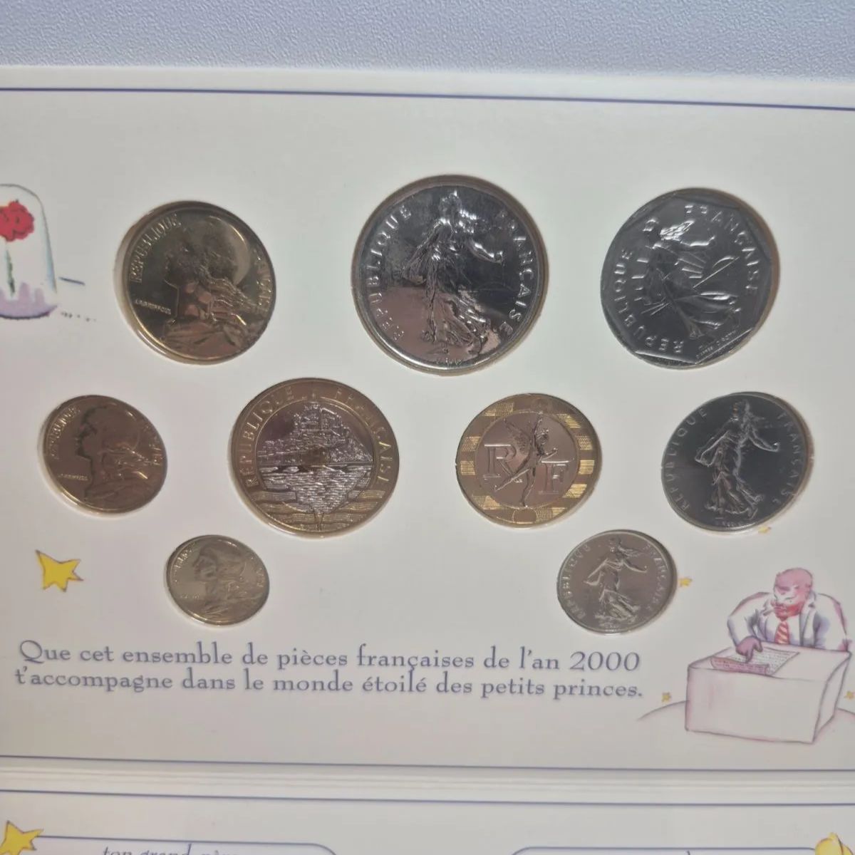 フランス硬貨 ミントセット 星の王子さま 記念硬貨 2000年 - メルカリ