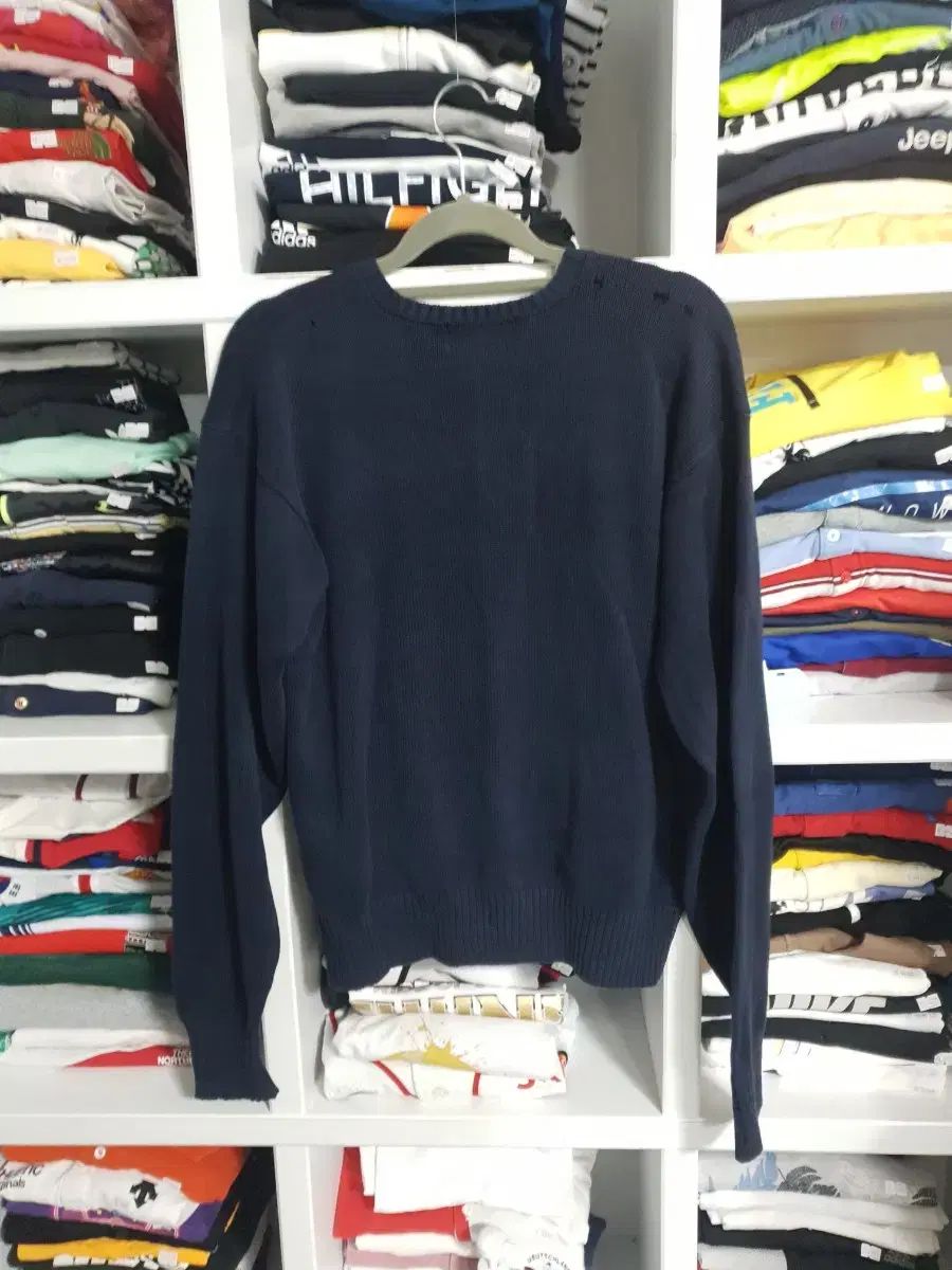 ポロラルフローレン Vネック ニット ネイビー