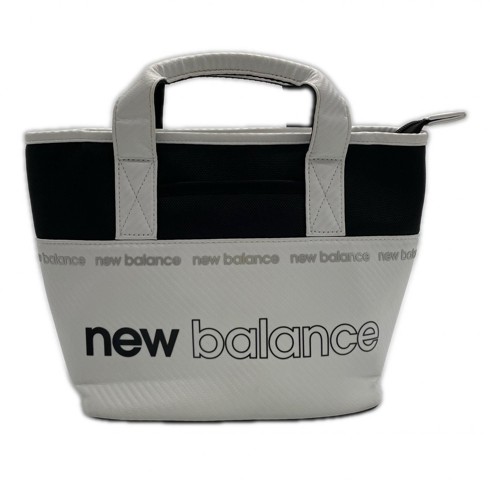 中古 ニューバランスゴルフ New Balance golf カートバッグ 白×黒