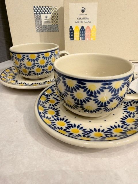 ツェラミカ ポーリッシュポタリー デイジー カップ＆ソーサー