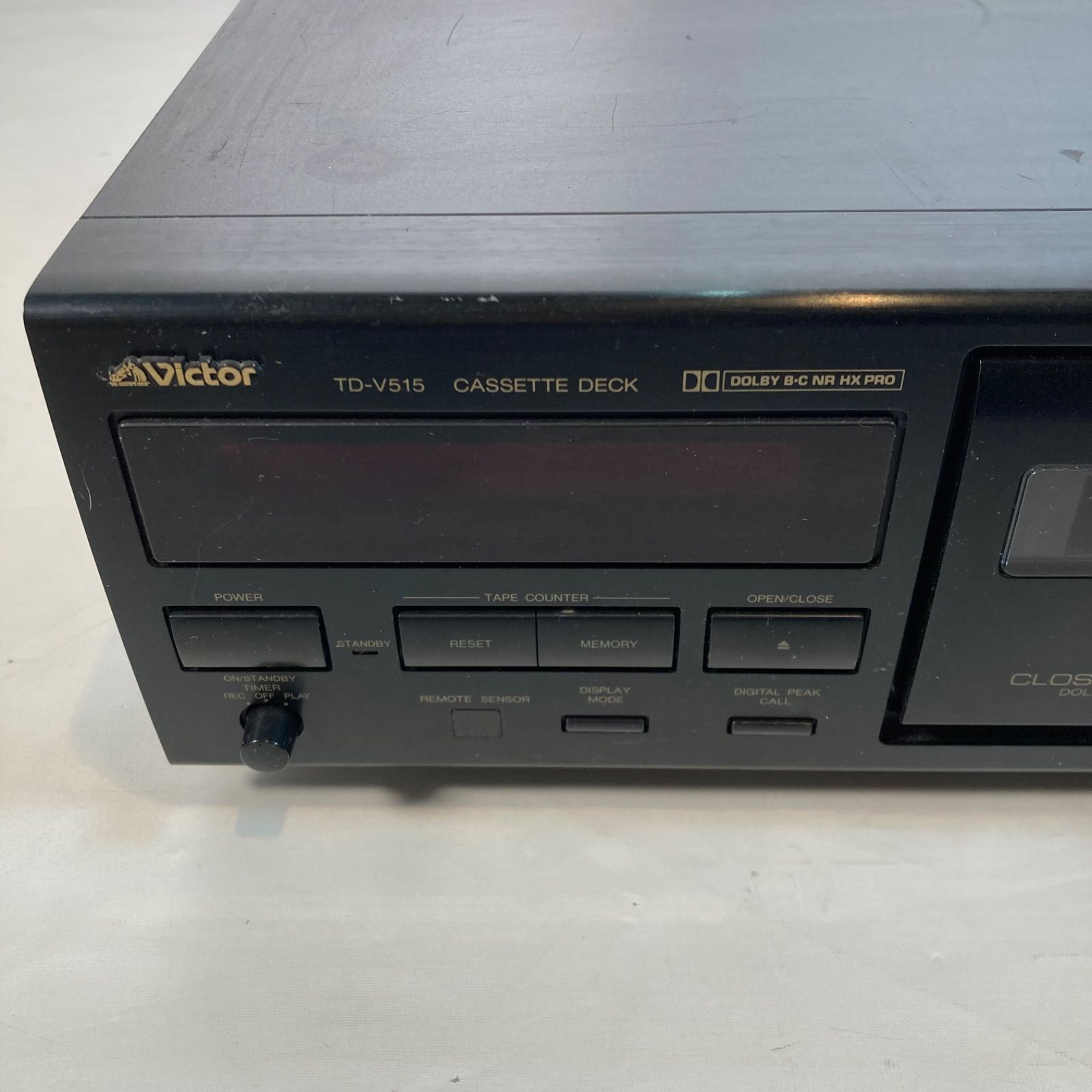 ジャンク】Victor 3ヘッド カセットデッキ TD-V515 - メルカリ