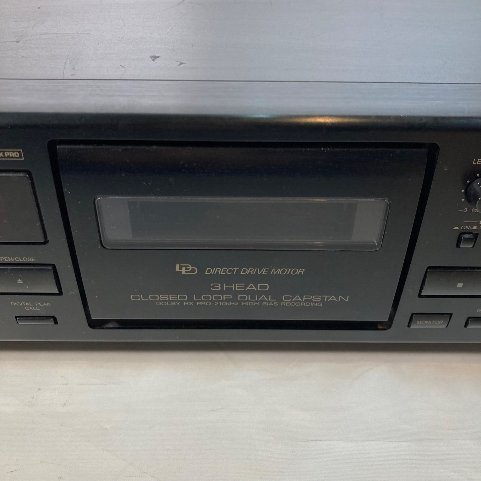 ジャンク】Victor 3ヘッド カセットデッキ TD-V515 - メルカリ