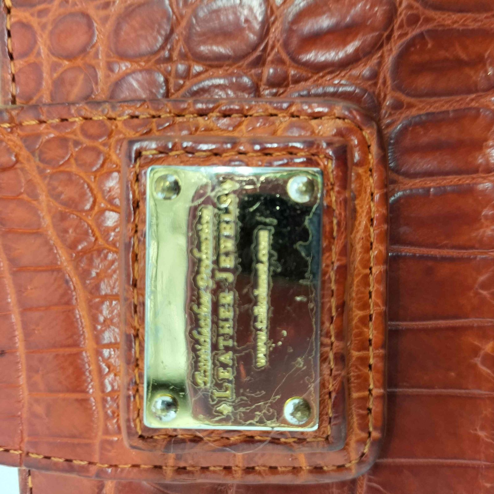ユーズドフルギ USED古着 レザージュエルズ クロコ型押し 財布 