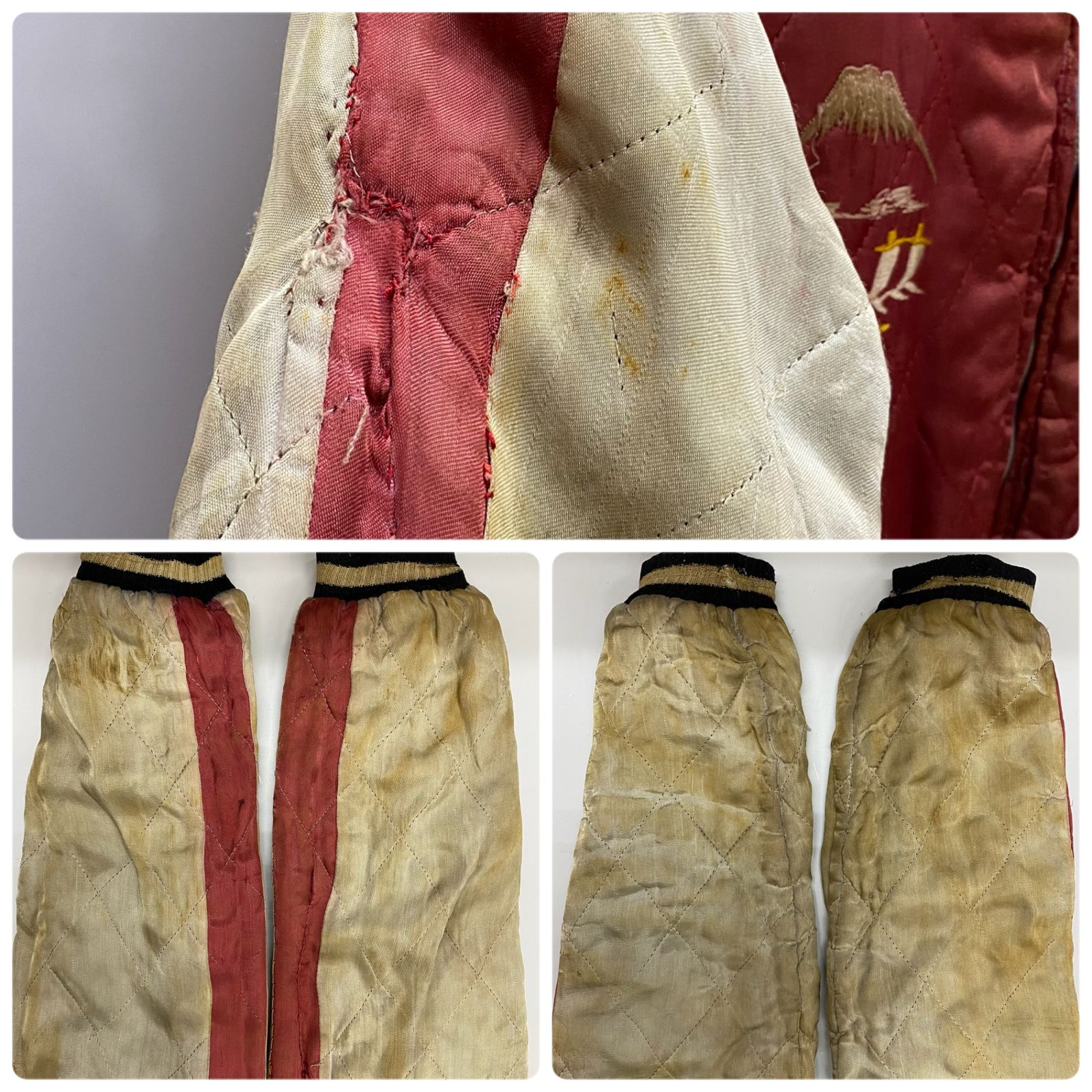 ヴィンテージ vintage 50's 鹿 虎 OFS OSAKA ジッパー スカジャン