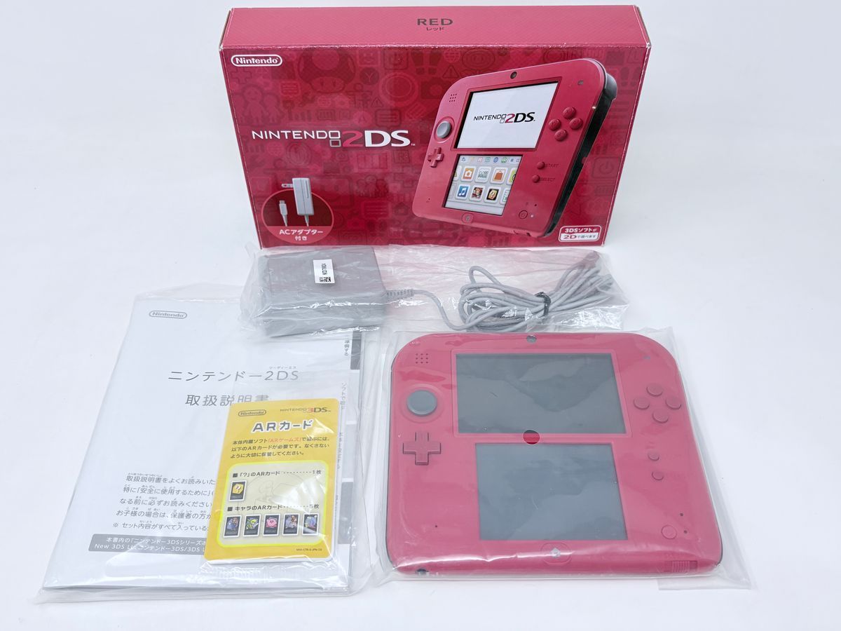 未使用に近い】ニンテンドー 2DS レッド 本体 - メルカリ