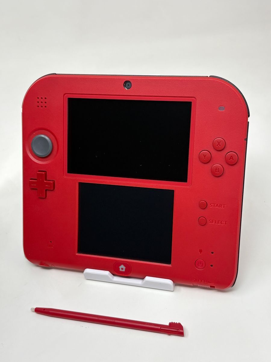 未使用に近い】ニンテンドー 2DS レッド 本体 - メルカリ