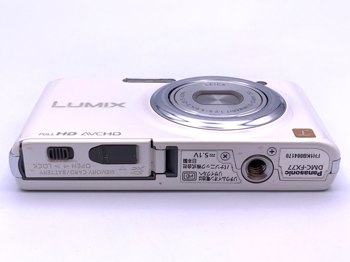 中古】 【並品】 パナソニック LUMIX DMC-FX77 リリーホワイト - メルカリ