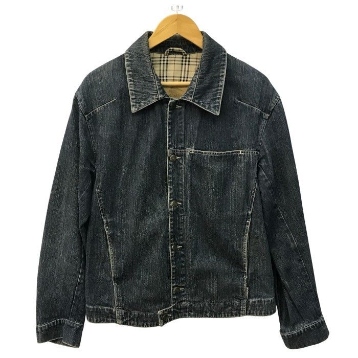 BURBERRY バーバリー デニムジャケット メンズ コットン 裏地チェック