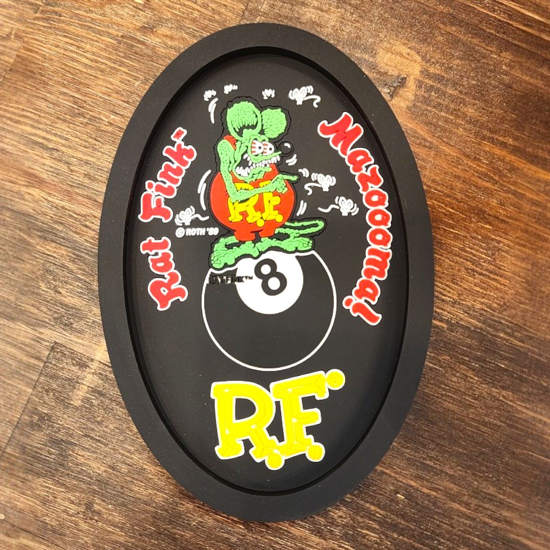 RATFINK ラットフィンク ラバー トレイ 8Ball 小物入れ アメリカン雑貨